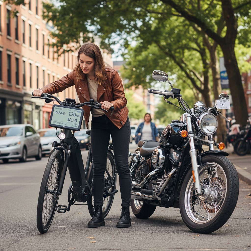 E-Bike vs มอเตอร์ไซค์: เทียบค่าใช้จ่ายปีต่อปี ใครคุ้มกว่า?