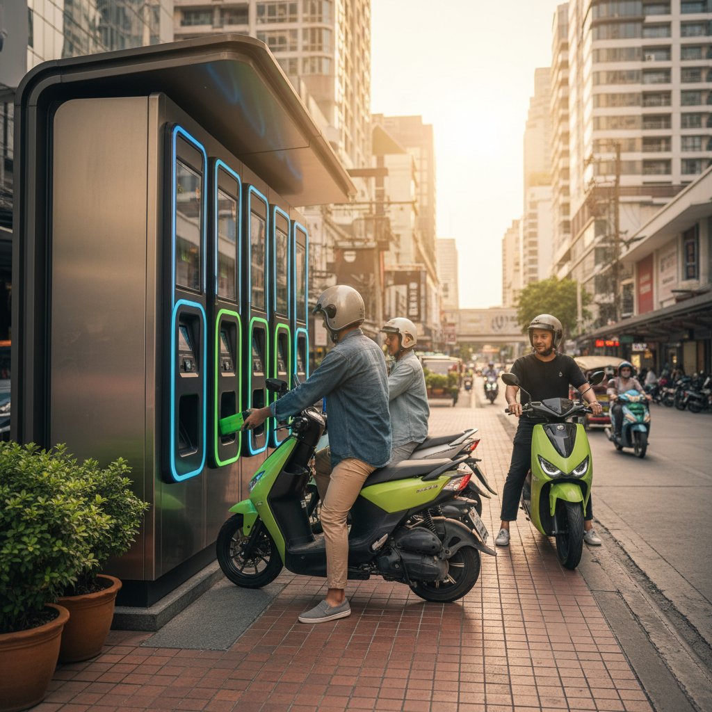 สถานีสลับแบตฯ E-Bike: เทรนด์ใหม่ที่จะมาแทนการชาร์จบ้าน?