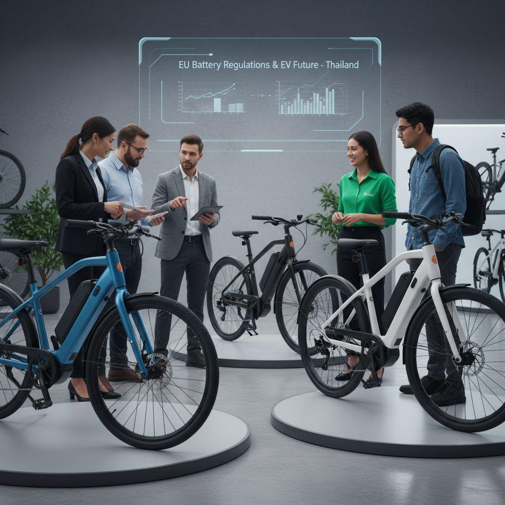 กฎแบตเตอรี่ EU ใหม่: กระทบ E-Bike ในไทยอย่างไร?