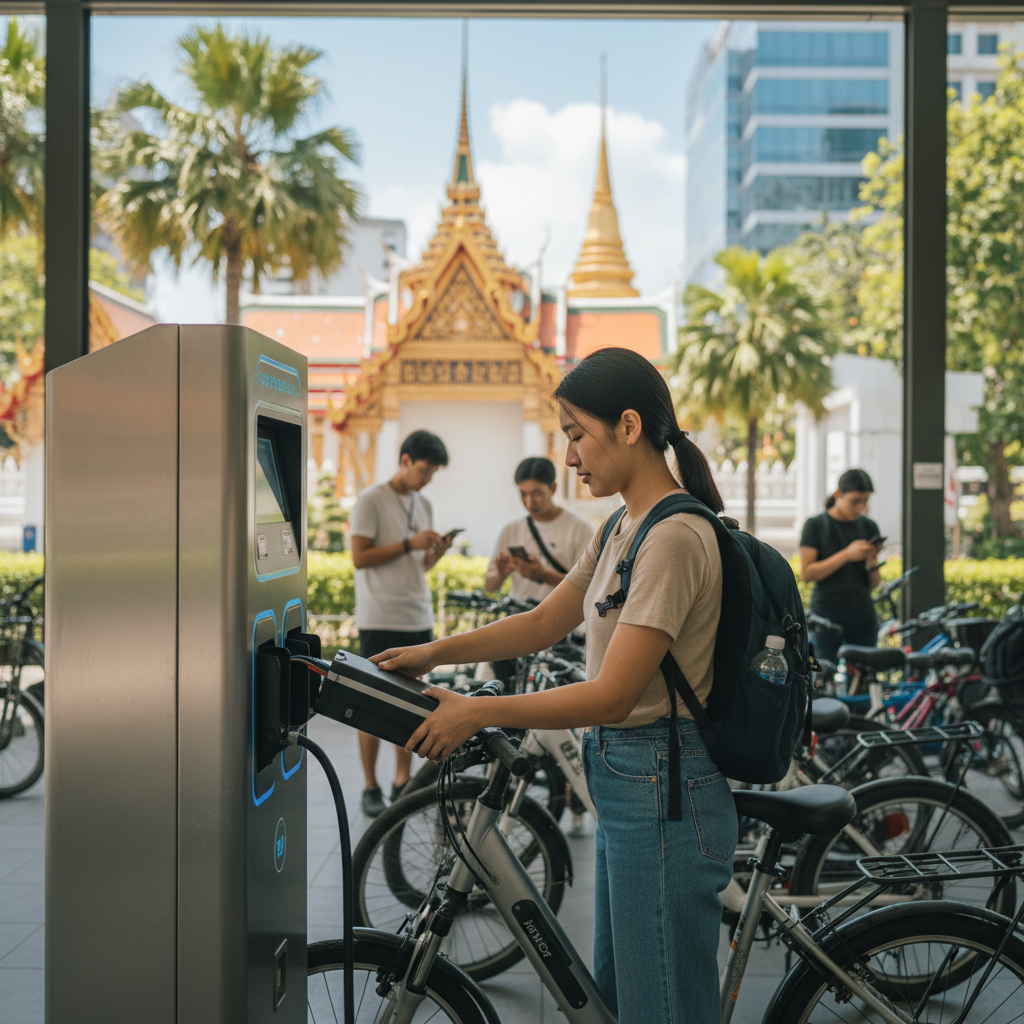 สลับแบตฯ E-Bike ไม่ต้องรอชาร์จ เทรนด์ใหม่ในไทย?