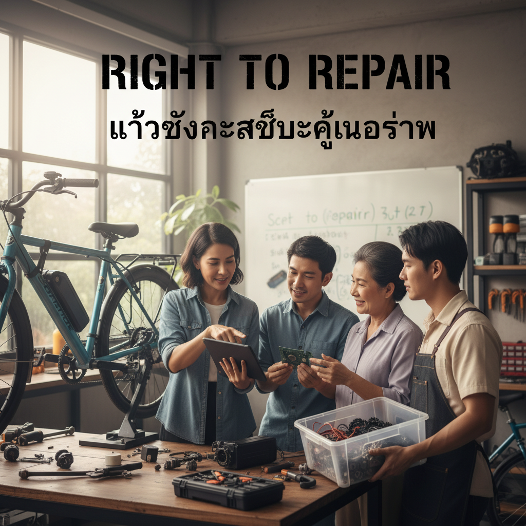 ‘สิทธิ์ในการซ่อม’ เทรนด์โลกที่อาจเปลี่ยนวงการ E-Bike ไทย
