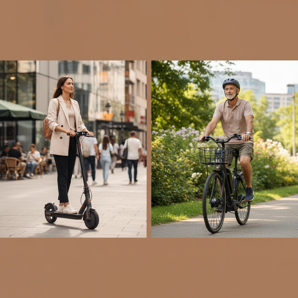 ศึกสองล้อ EV: สกู๊ตเตอร์ไฟฟ้า vs จักรยานไฟฟ้า เลือกแบบไหนใช่เลย