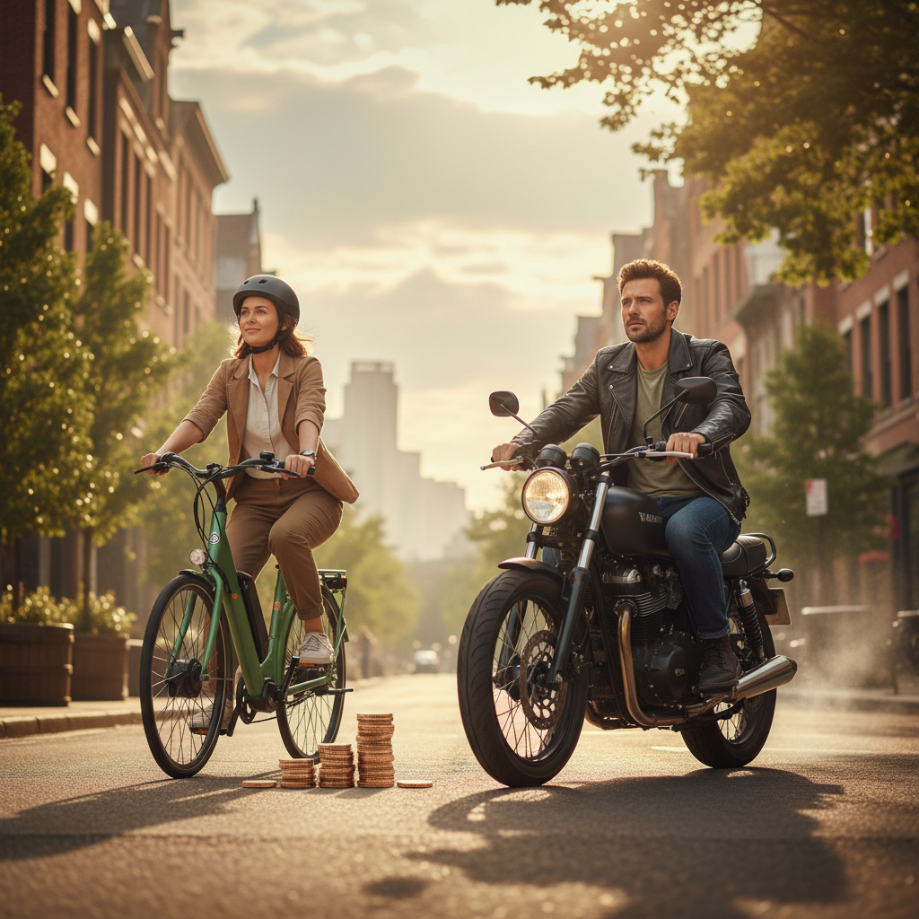 เทียบค่าใช้จ่าย E-Bike vs มอไซค์ 1 ปี ประหยัดได้กี่บาท?