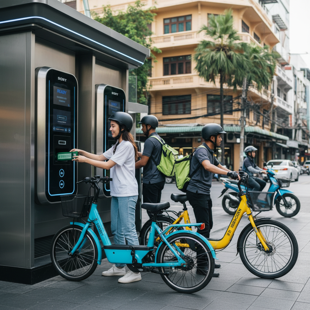 ไม่ต้องรอชาร์จ! ส่องเทรนด์สลับแบตฯ E-Bike ในไทย