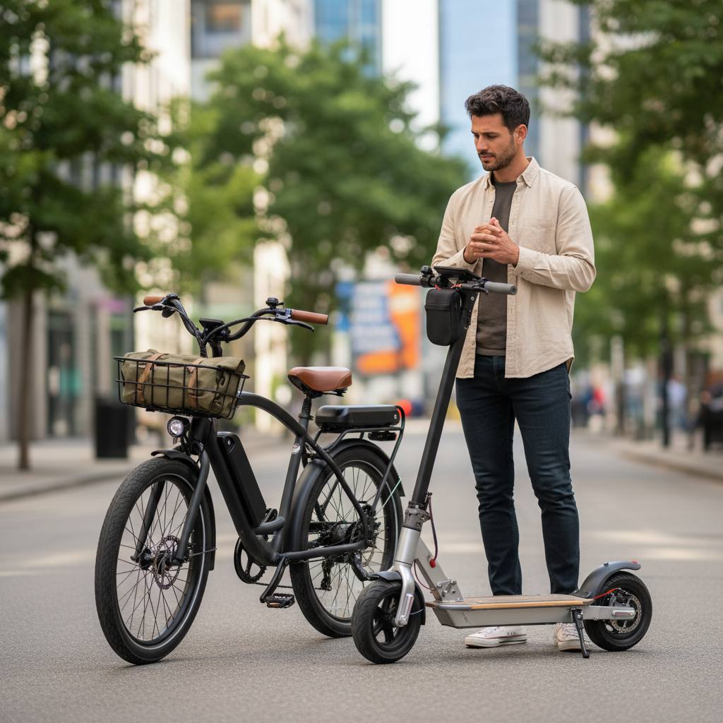 E-Bike vs สกู๊ตเตอร์ไฟฟ้า: เลือกคันไหนดีที่ใช่สำหรับคุณ?