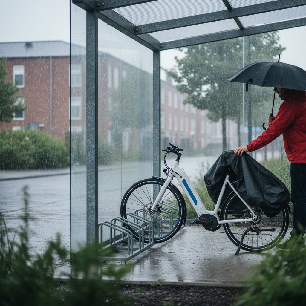 จอด E-Bike หน้าฝน: 5 ทริคดูแลกันสนิมและความชื้น