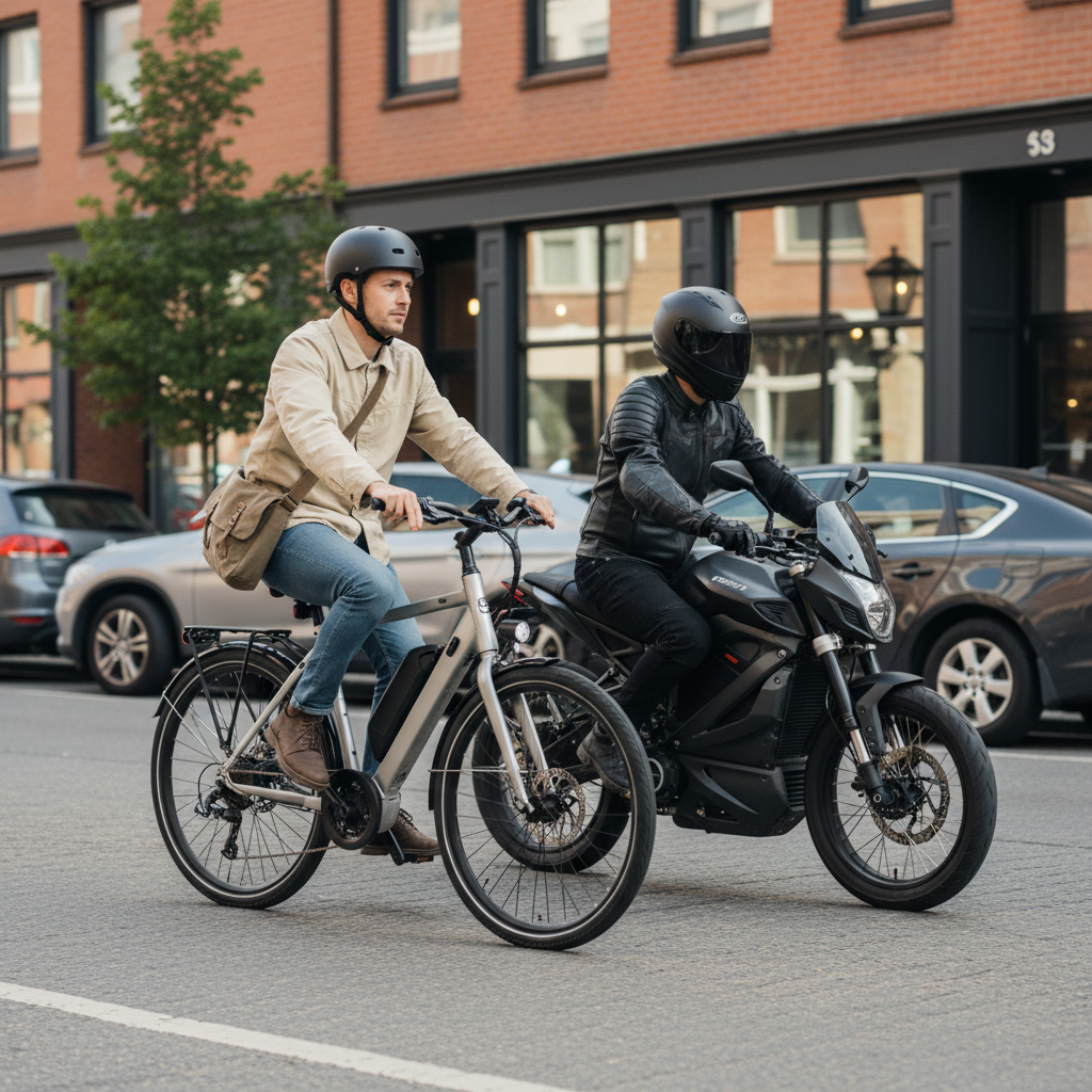 E-Bike vs มอเตอร์ไซค์: เทียบค่าใช้จ่าย 1 ปี ใครคุ้มกว่า?