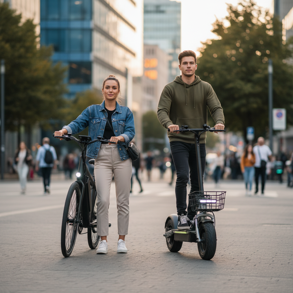 E-Bike vs สกู๊ตเตอร์ไฟฟ้า: เลือกคันไหนเหมาะกับคุณ?