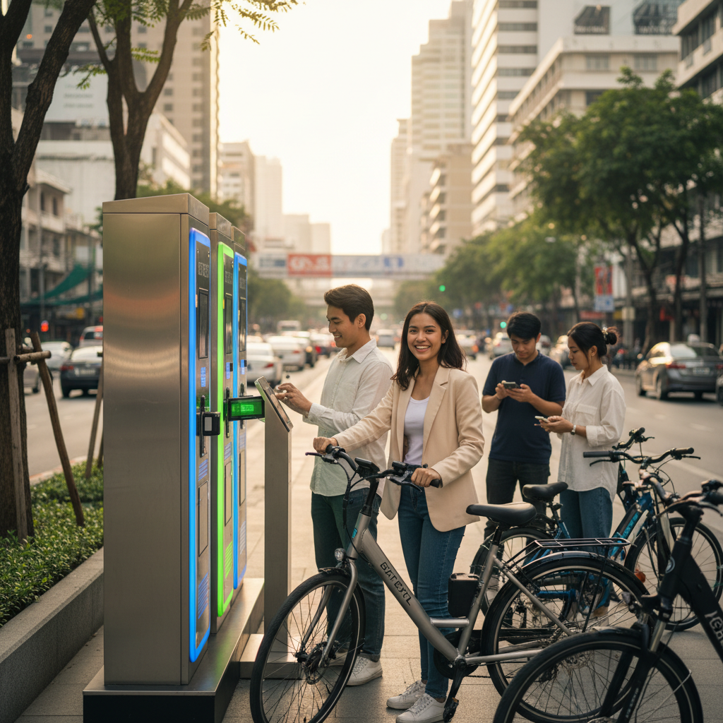 สถานีสลับแบตฯ E-Bike: อนาคตการชาร์จในเมืองไทย?