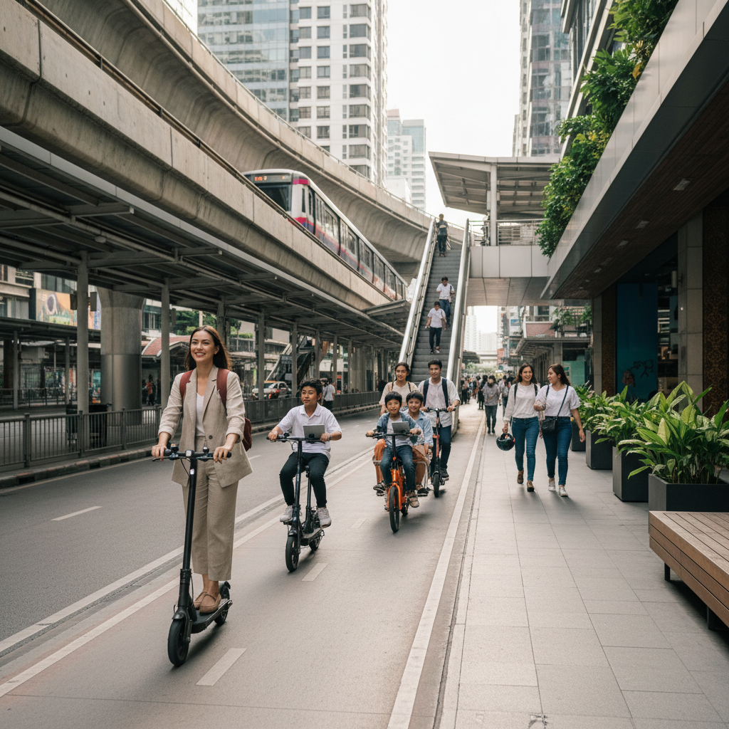 เทรนด์สัญจรในเมือง: E-Bike ตอบโจทย์ Micro-Mobility กทม.