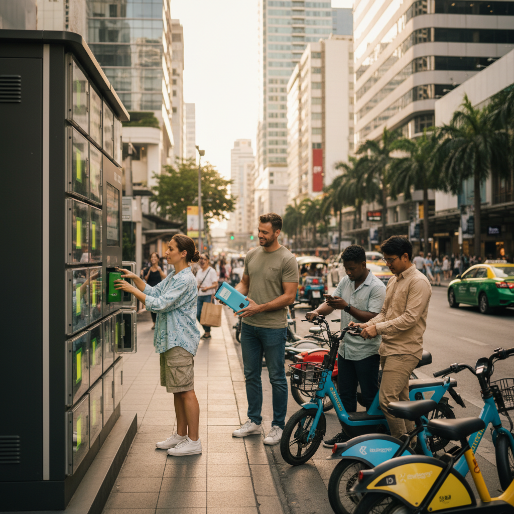 สถานีสลับแบตฯ E-Bike: เทรนด์ใหม่มาแรงในกรุงเทพฯ?
