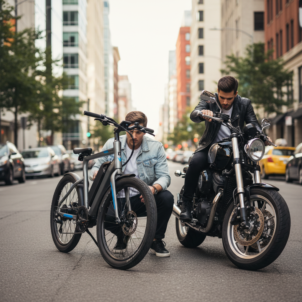 E-Bike vs มอเตอร์ไซค์: เทียบค่าใช้จ่าย 3 ปี แบบไหนคุ้ม?