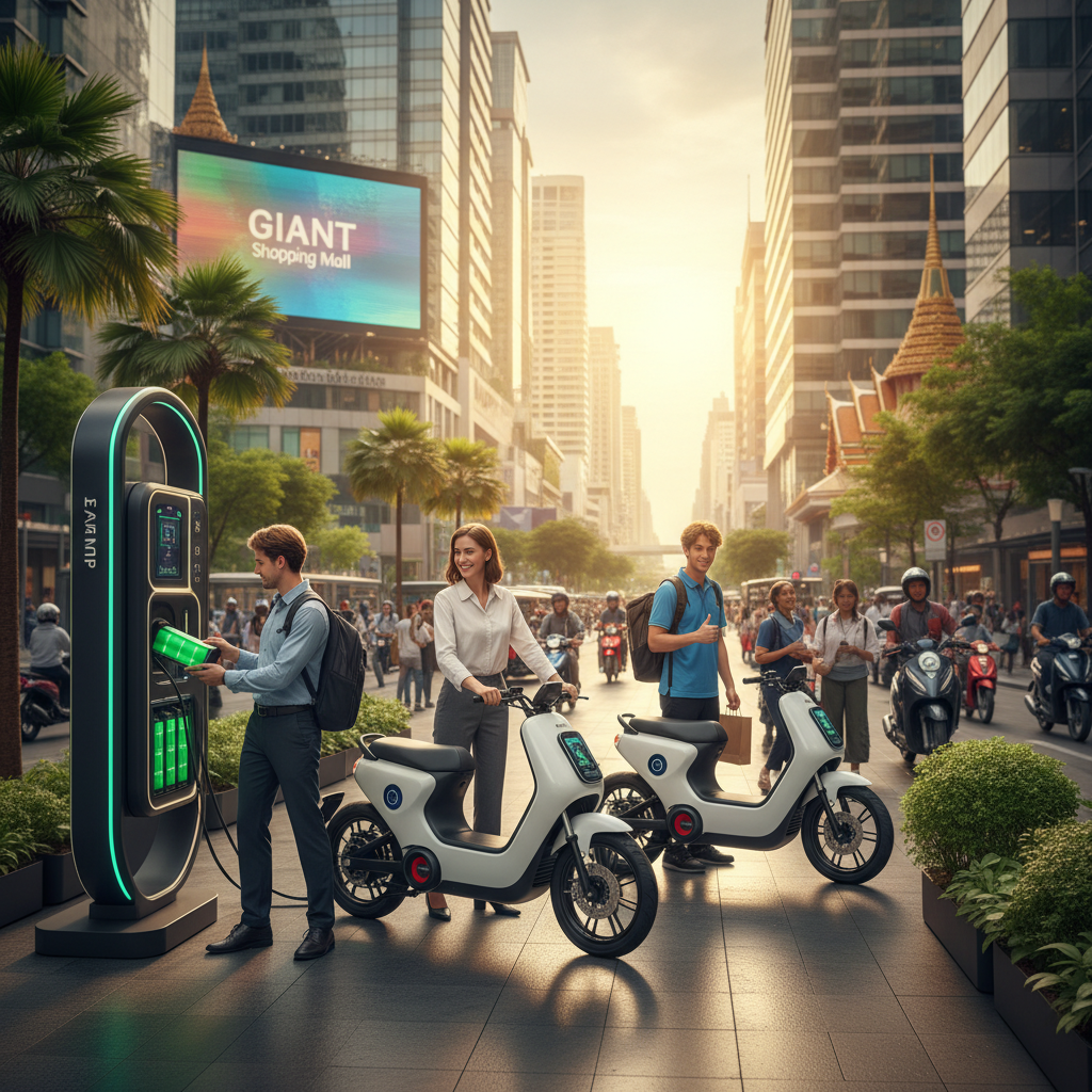 ไม่ต้องรอชาร์จ! เจาะเทรนด์ ‘สลับแบตฯ’ E-Bike ในไทย