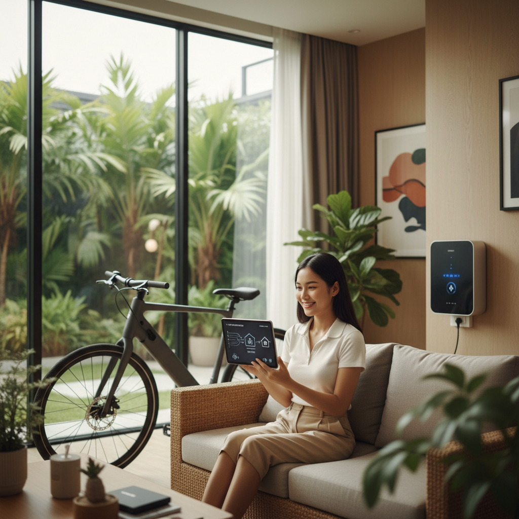 E-Bike จ่ายไฟให้บ้าน? รู้จักเทคโนโลยี V2G ที่กำลังจะมา