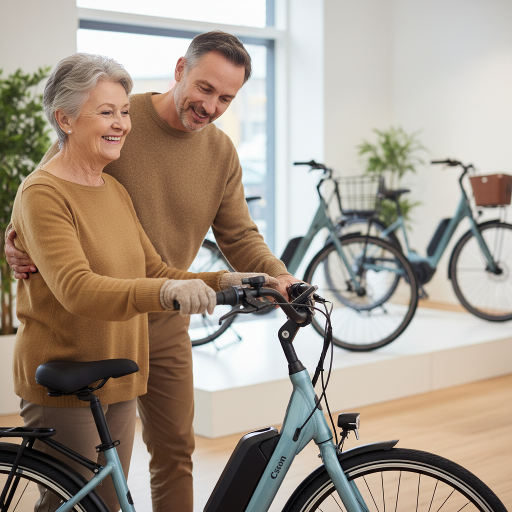 เลือก E-Bike ให้พ่อแม่: 5 จุดเช็กเพื่อความปลอดภัยสูงสุด