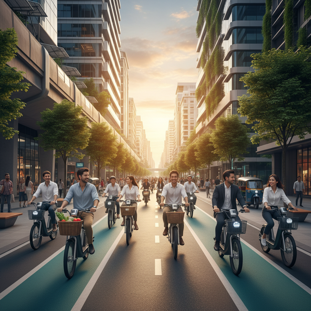 เลนจักรยาน EV กำลังมา? อนาคต E-Bike คนเมืองในไทย