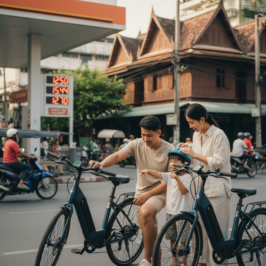 ภาษีคาร์บอน 2569: กระทบราคาน้ำมัน ดันคนใช้ E-Bike?