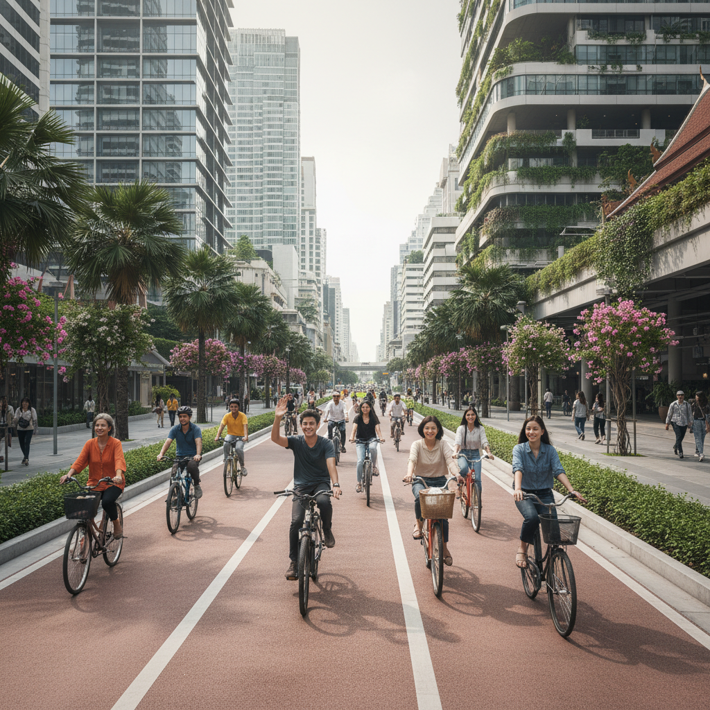 กทม. ขยายเลนจักรยาน! E-Bike จะเปลี่ยนวิถีคนกรุง?