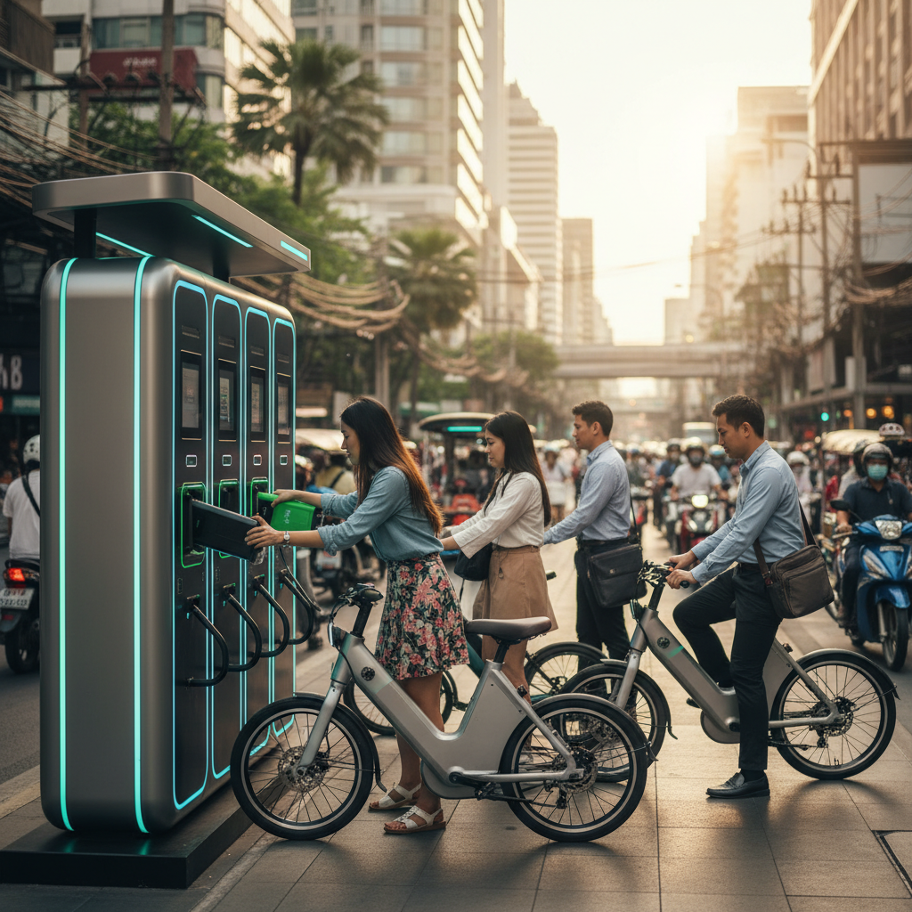 สถานีสลับแบตฯ E-Bike เทรนด์ใหม่ที่จะมาแรงในปี 2569?