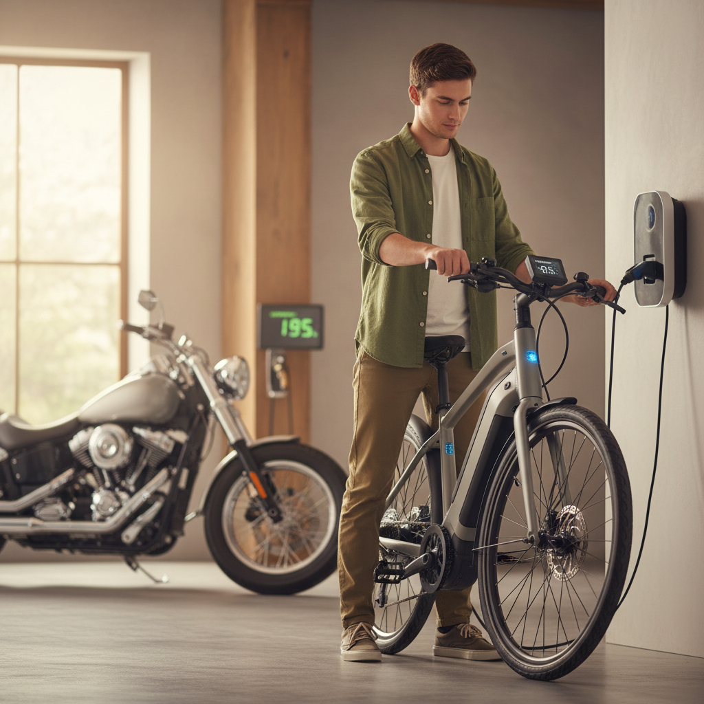 คำนวณค่าไฟ E-Bike: เทียบมอเตอร์ไซค์ ใครประหยัดกว่า?