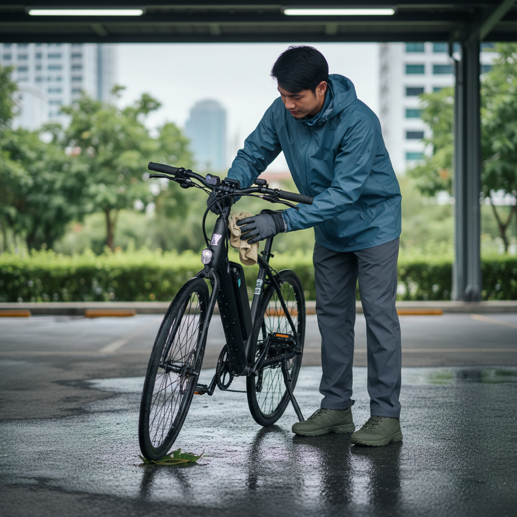 รับมือหน้าฝน! 5 วิธีดูแล E-Bike ไม่ให้พัง