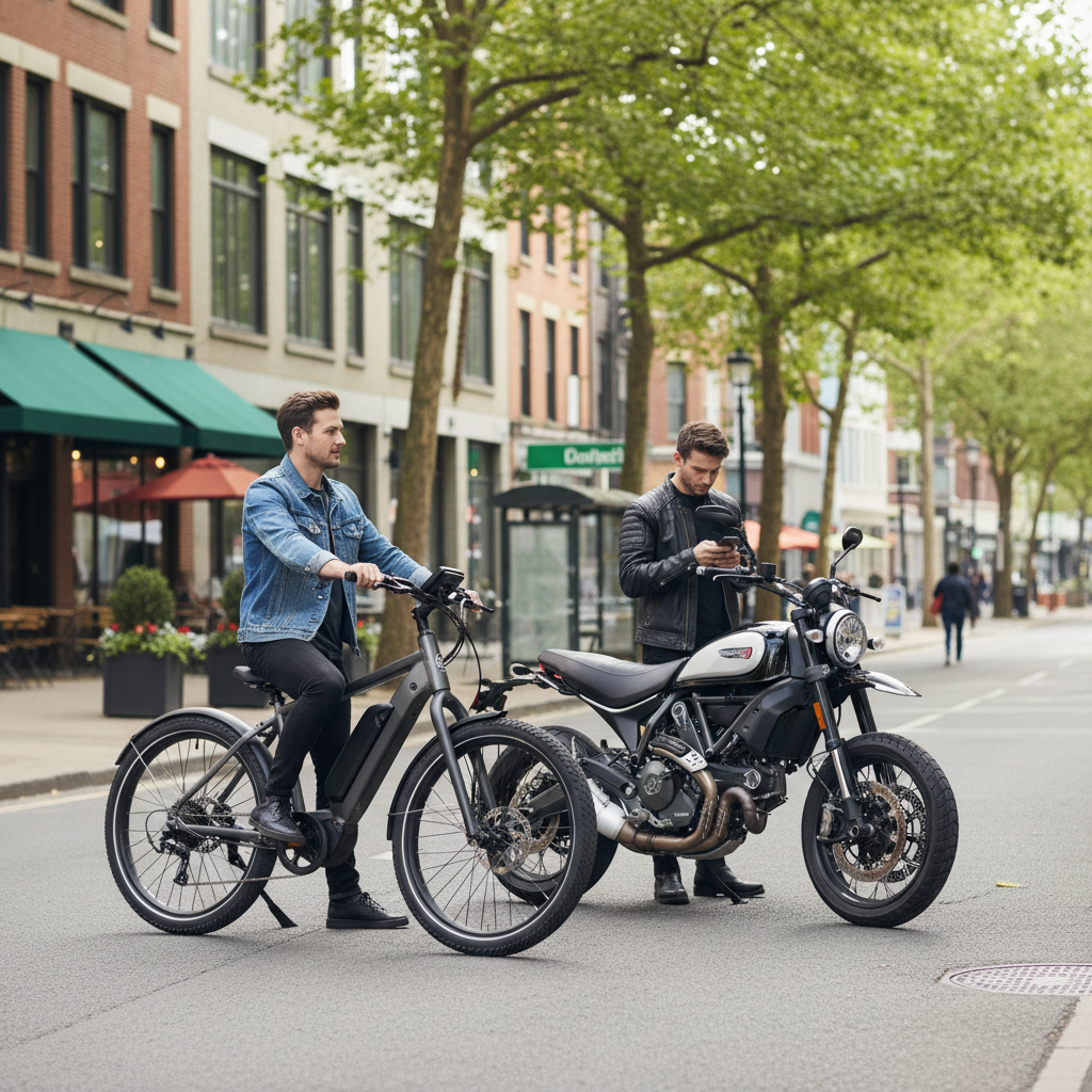 E-Bike vs มอเตอร์ไซค์: เทียบค่าใช้จ่ายจริงใน 1 ปี