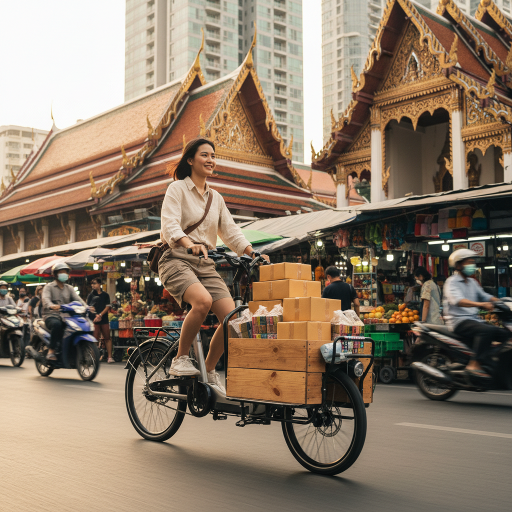 เทรนด์ E-Cargo Bike: จักรยานไฟฟ้าขนของ ทางรอด SME?