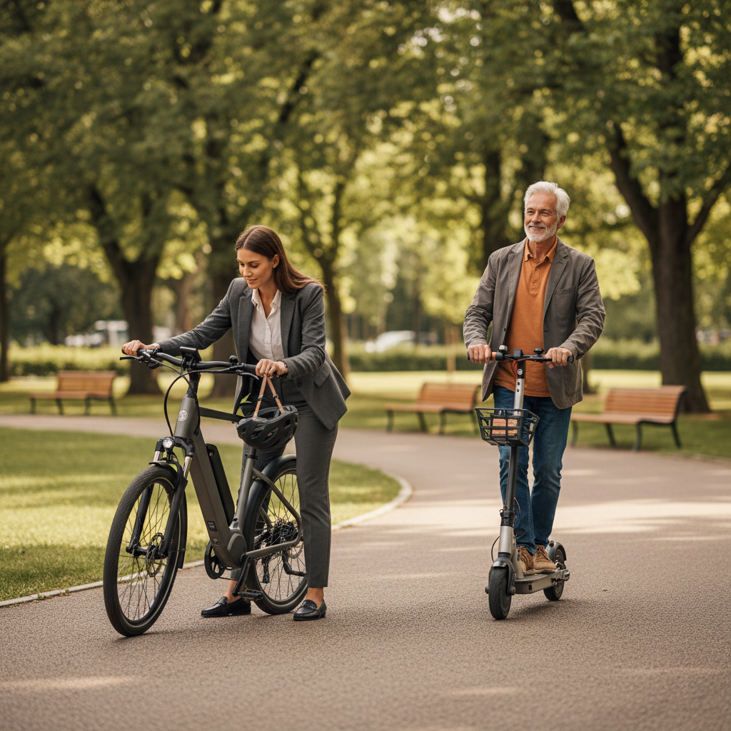 E-Bike กับ สกู๊ตเตอร์ไฟฟ้า: เลือกคันไหนเหมาะกับคุณ?