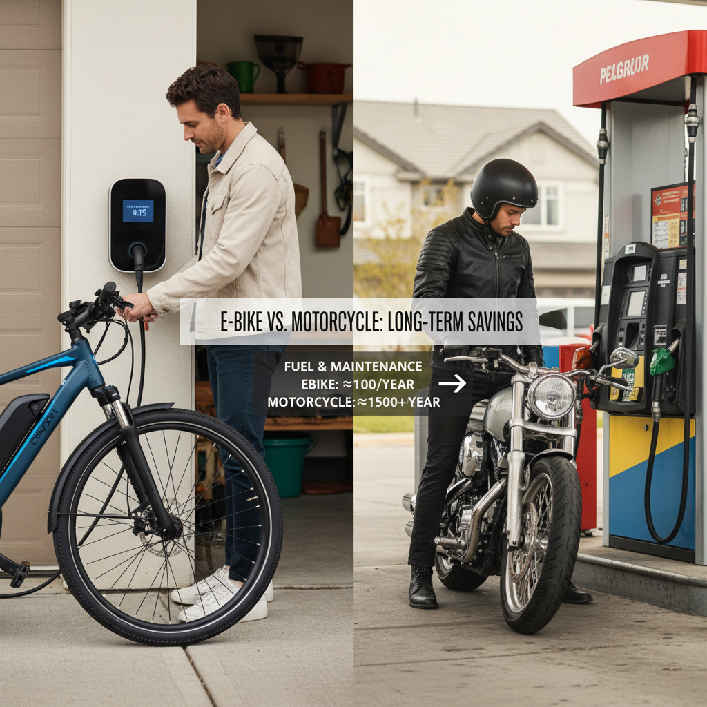 E-Bike กี่เดือนคุ้มทุน? เทียบค่าใช้จ่ายกับมอเตอร์ไซค์