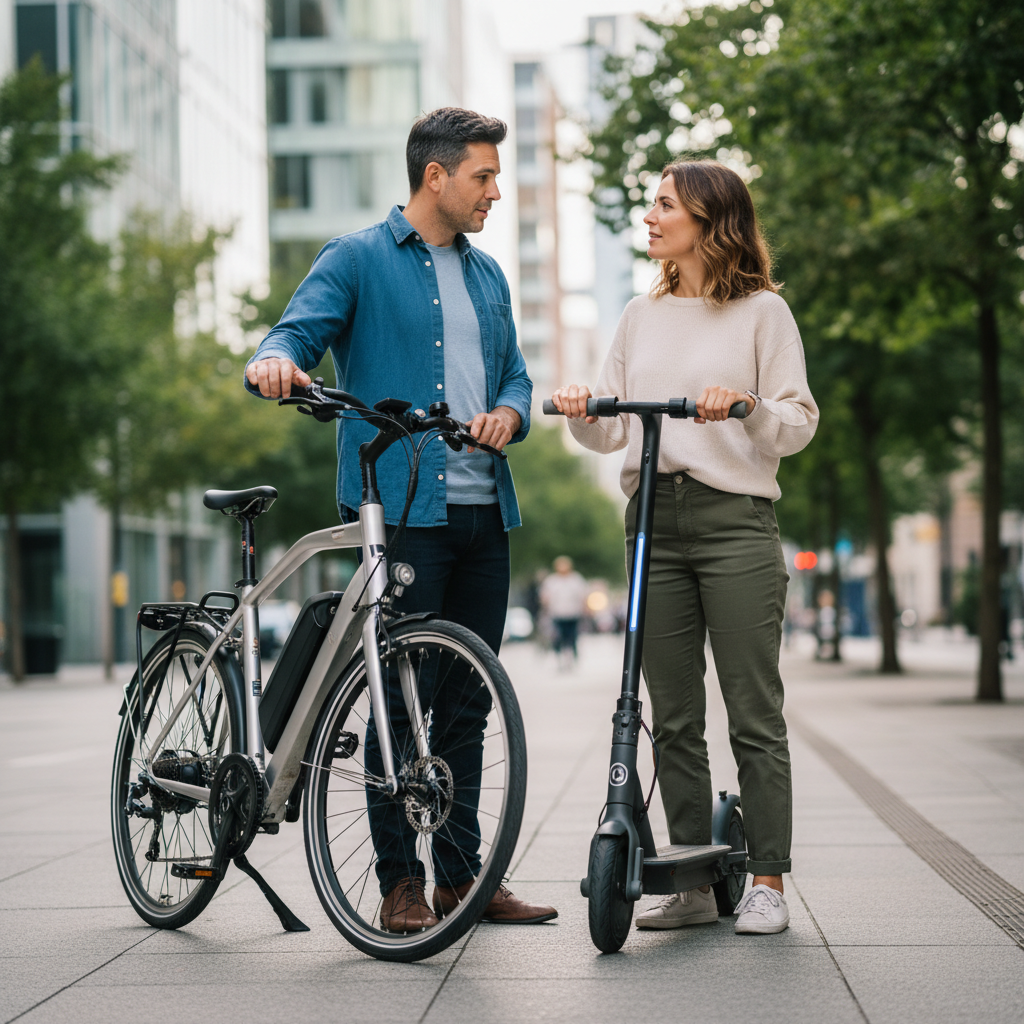 E-Bike vs สกู๊ตเตอร์ไฟฟ้า: แบบไหนที่ใช่สำหรับคุณ?