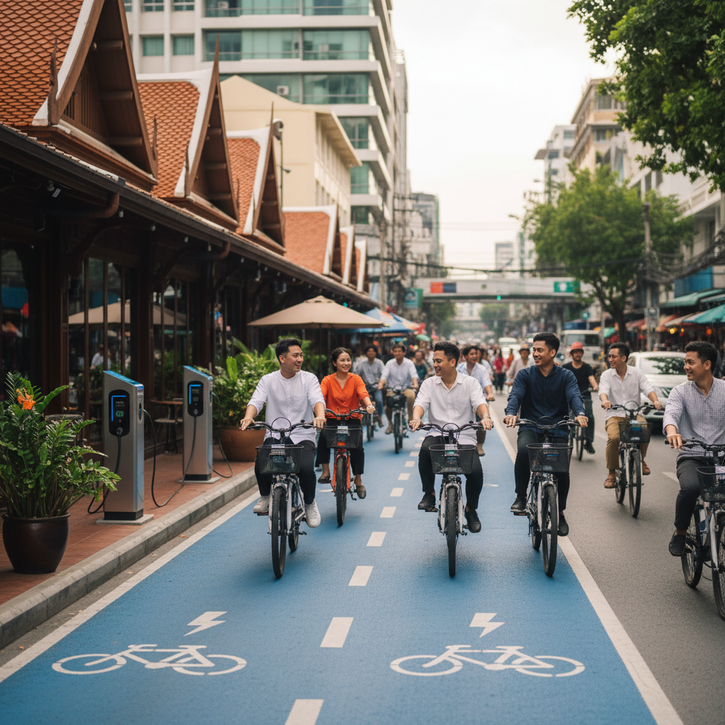อนาคตเลนจักรยานไฟฟ้า: เมืองไทยพร้อมรับ E-Bike แค่ไหน?