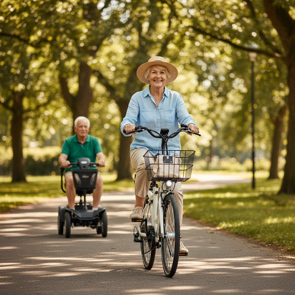 สูงวัยใช้ E-Bike หรือสกู๊ตเตอร์ไฟฟ้า แบบไหนปลอดภัยกว่า?
