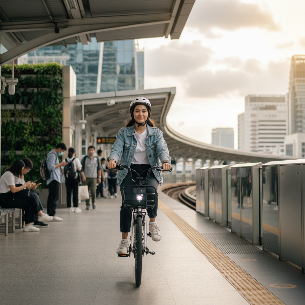 MaaS มาแน่! E-Bike จะเชื่อมต่อรถไฟฟ้าได้อย่างไร?