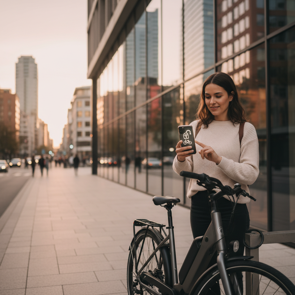 กุญแจดิจิทัล E-Bike: อนาคตกันขโมยด้วยมือถือเครื่องเดียว