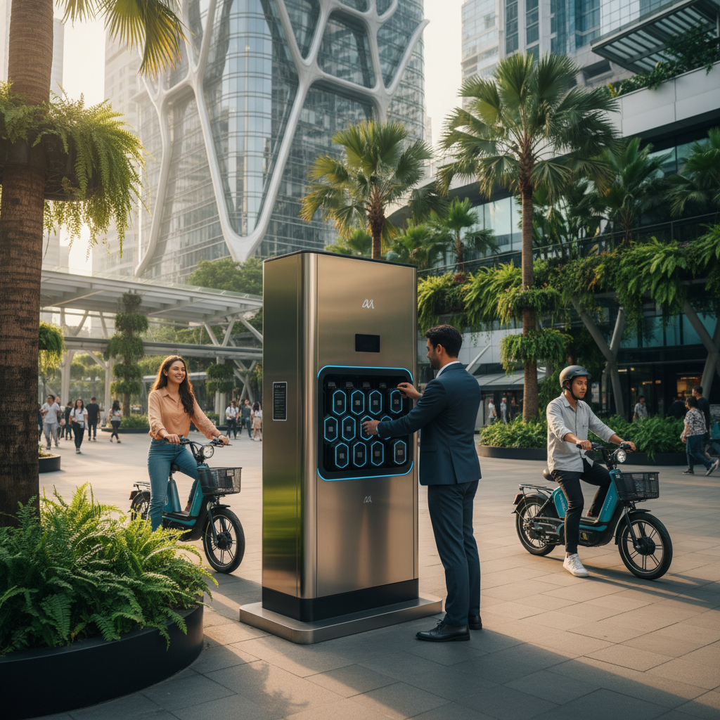 สถานีสลับแบตฯ E-Bike เทรนด์ใหม่ที่อาจมาถึงไทย?
