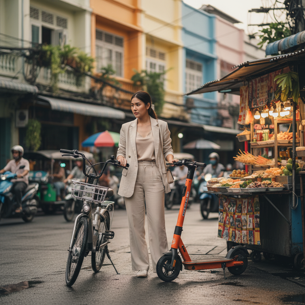 เทรนด์ MaaS ในไทย: E-Bike ส่วนตัว vs บริการแชร์?