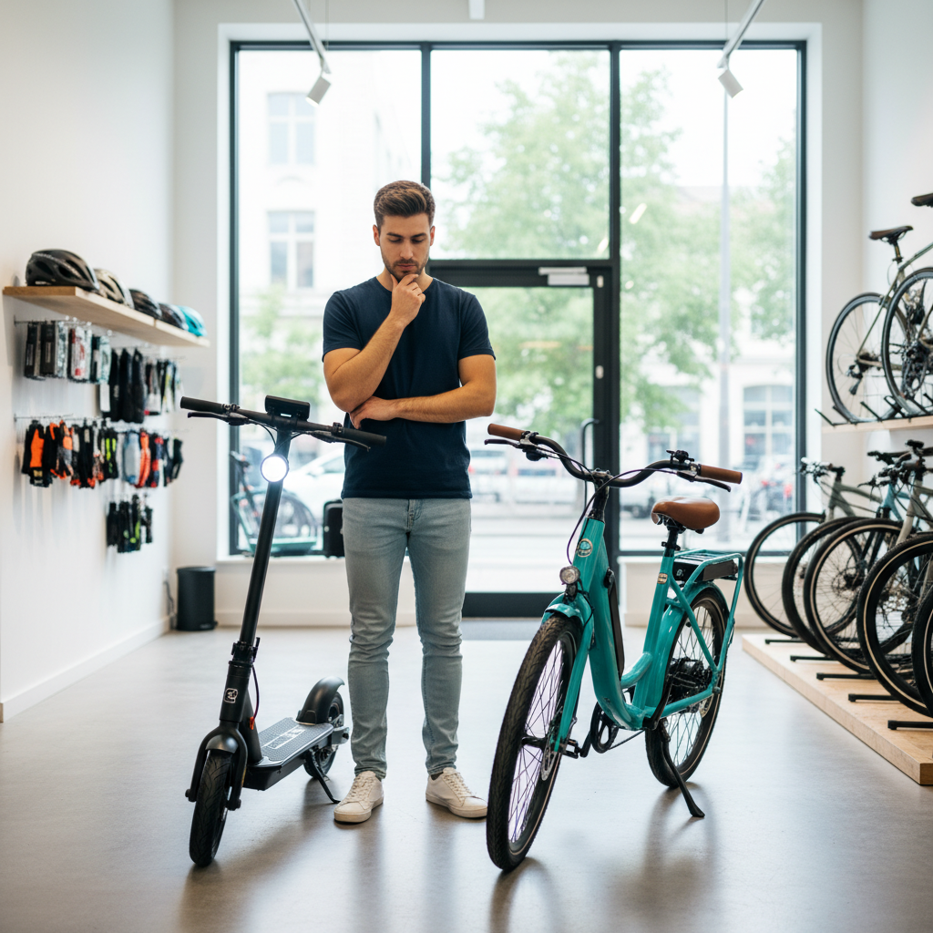 สกู๊ตเตอร์ไฟฟ้า vs E-Bike: 5 ข้อตัดสินใจก่อนซื้อ