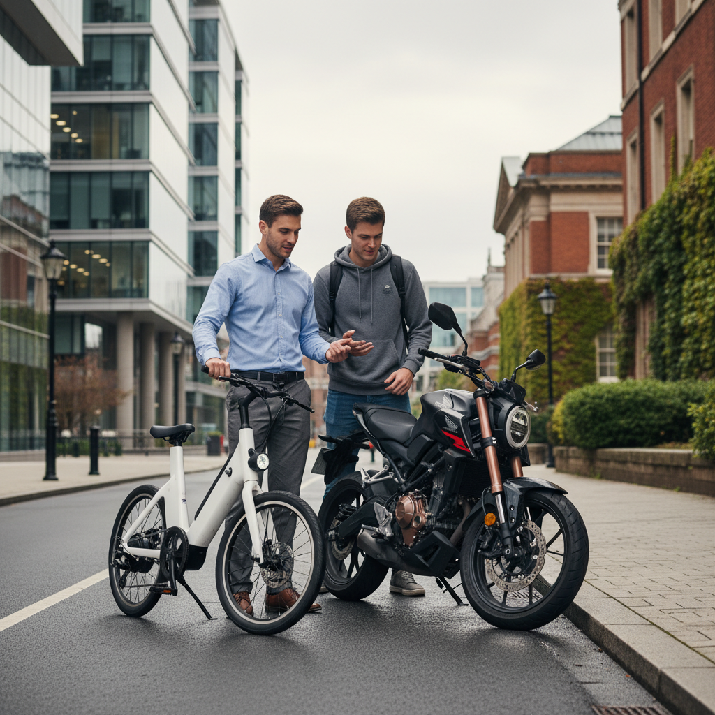 E-Bike vs มอเตอร์ไซค์: เทียบค่าใช้จ่ายหมัดต่อหมัด ใครคุ้มกว่า?