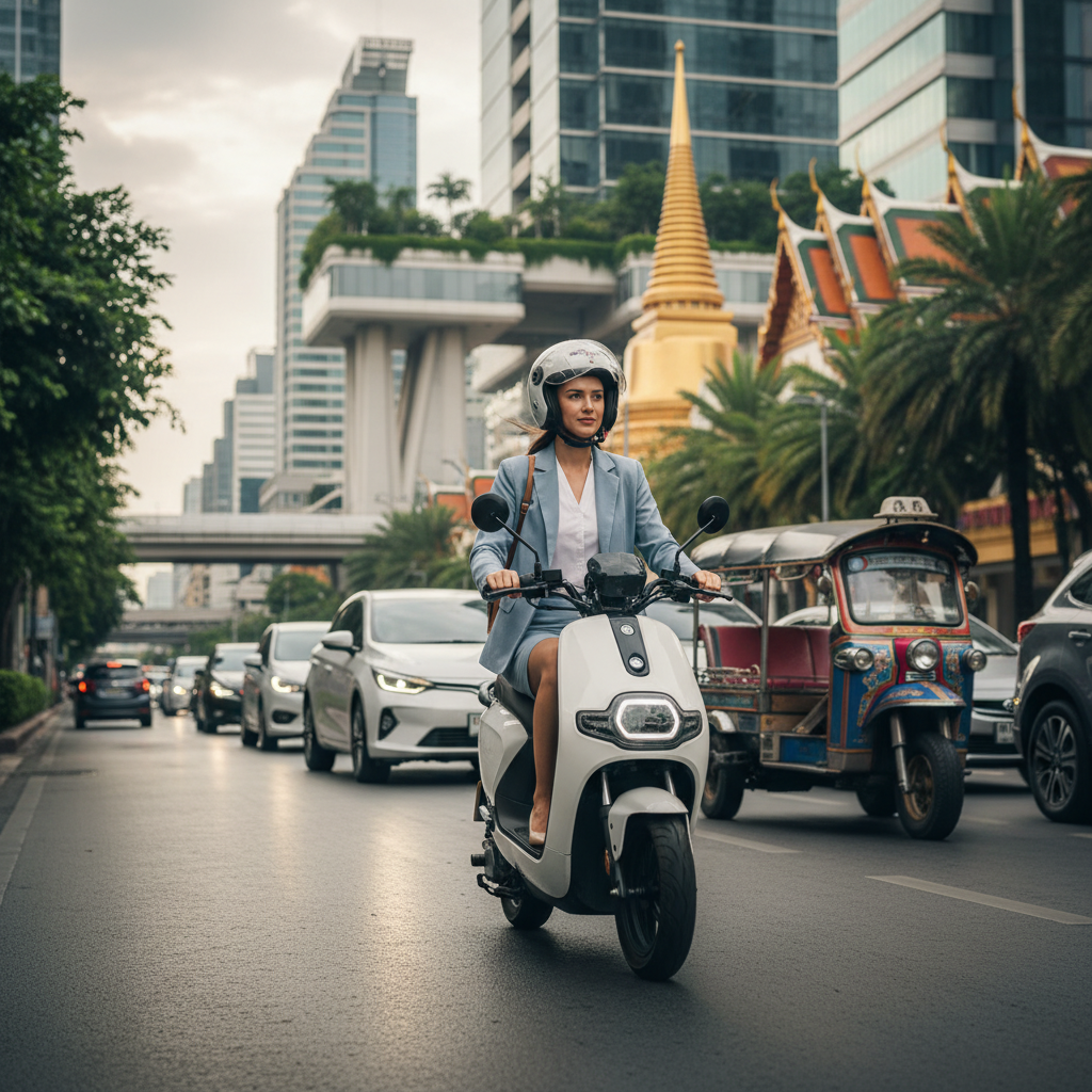 สกู๊ตเตอร์ไฟฟ้า: เทรนด์ใหม่สู้รถติดในเมืองปี 2026