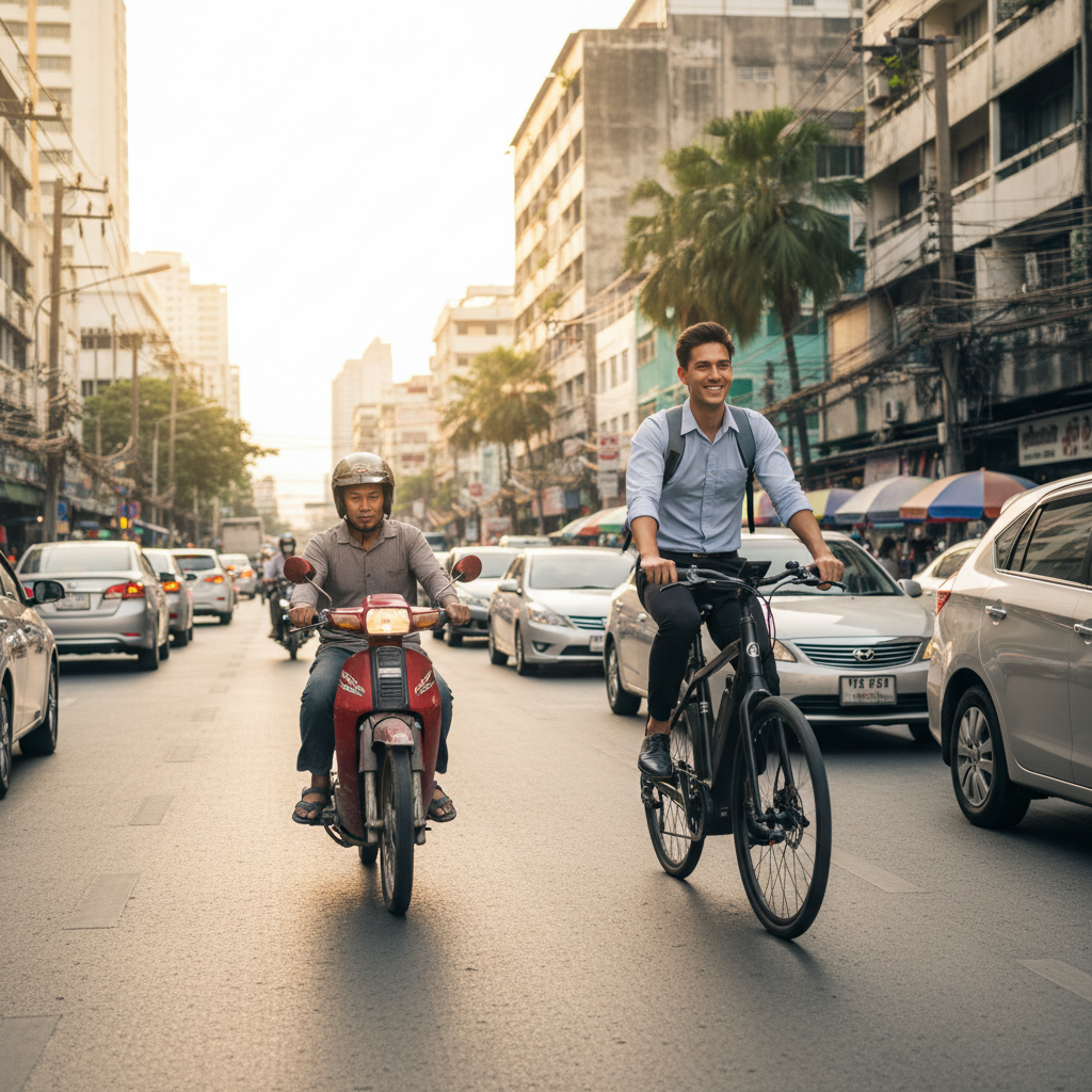 E-Bike vs มอเตอร์ไซค์: เทียบค่าใช้จ่าย 1 ปี ใครคุ้มกว่า?