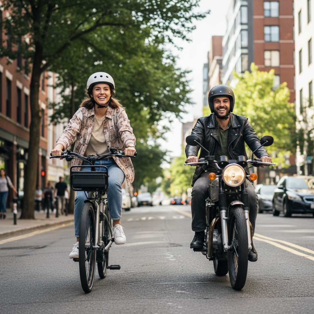 E-Bike vs มอเตอร์ไซค์: เทียบค่าใช้จ่าย 1 ปี ใครคุ้มกว่า?