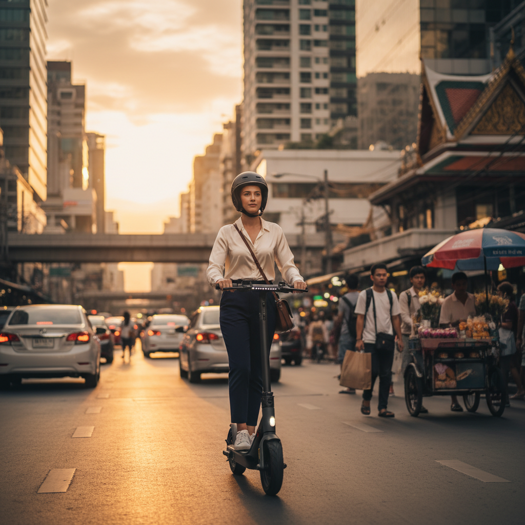 เจาะเทรนด์ Micro-mobility ไทย: สกู๊ตเตอร์ไฟฟ้าจะครองเมือง?