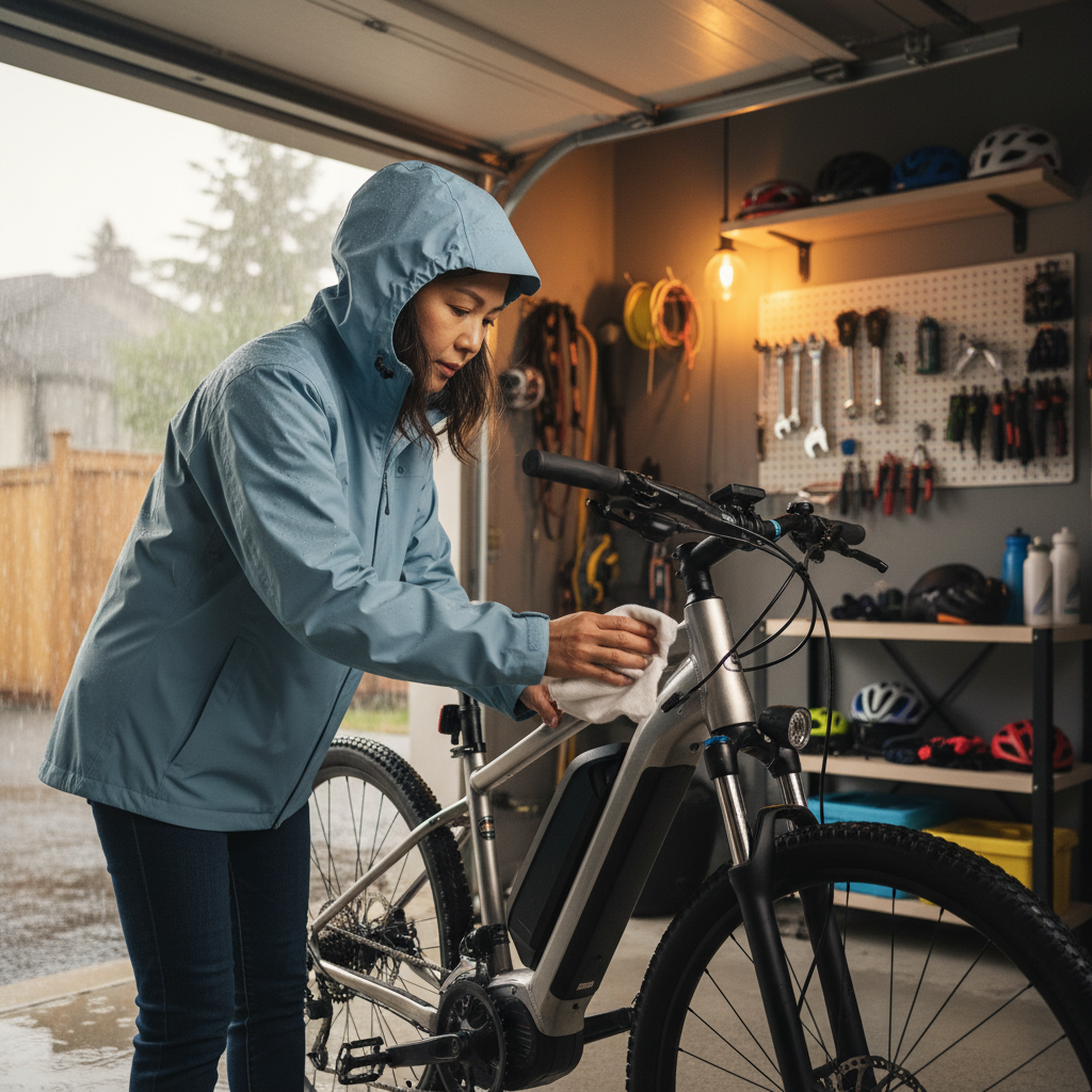 ดูแลแบตเตอรี่ E-Bike หน้าฝน: ชาร์จ-เก็บยังไงให้ปลอดภัย