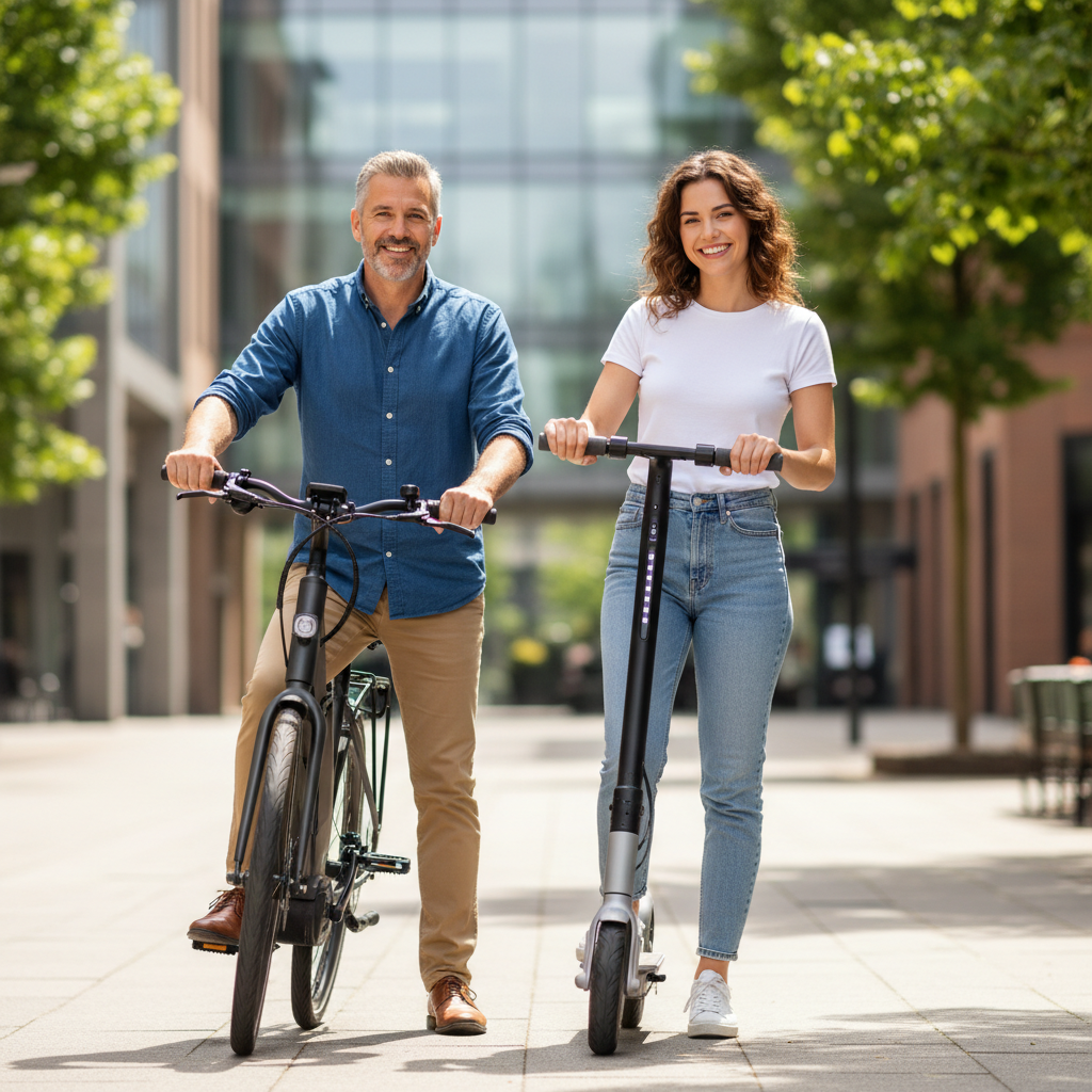 จักรยานไฟฟ้า vs สกู๊ตเตอร์ไฟฟ้า: เลือกคันไหนดี?