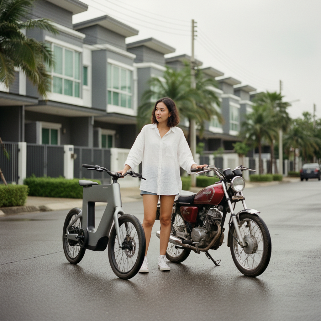 E-Bike vs มอเตอร์ไซค์: เทียบค่าใช้จ่ายหมัดต่อหมัด