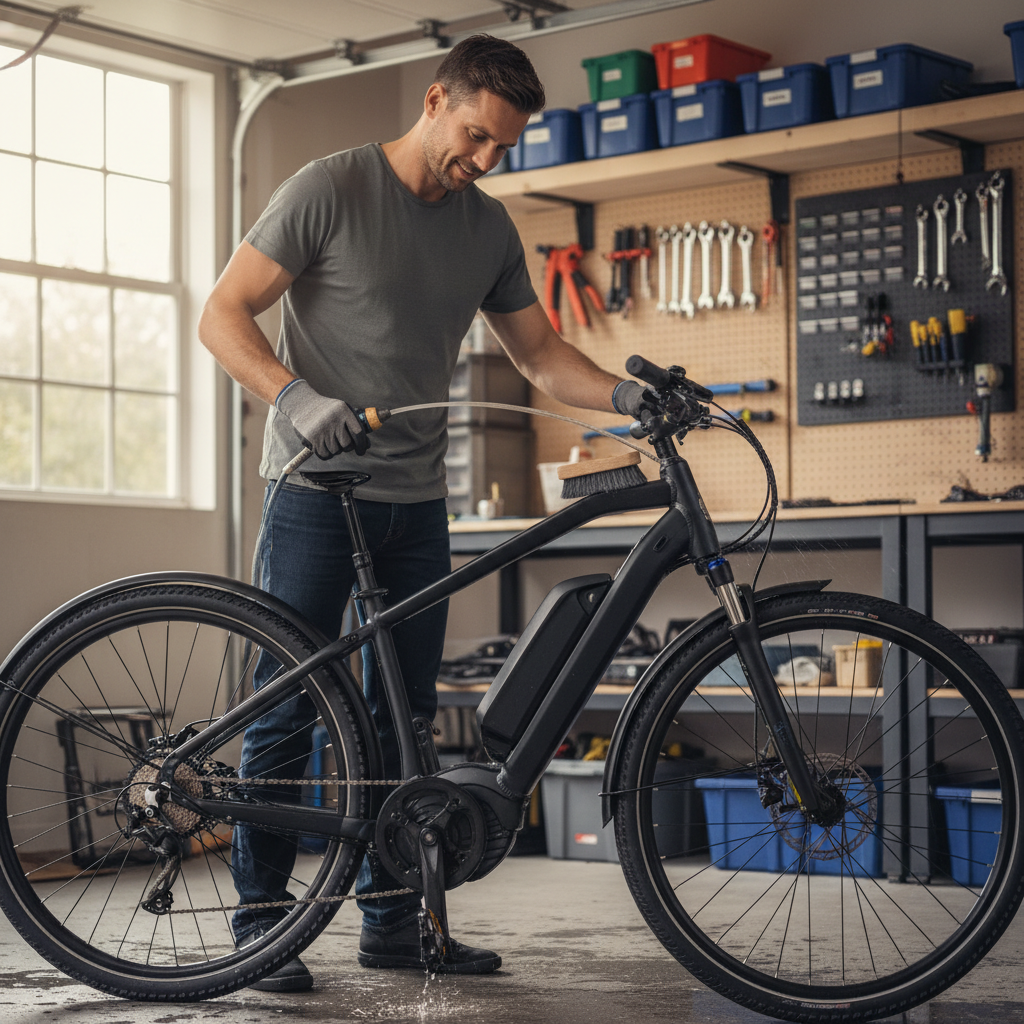 ล้าง E-Bike เองที่บ้าน: 5 ข้อห้าม! ป้องกันระบบไฟพัง