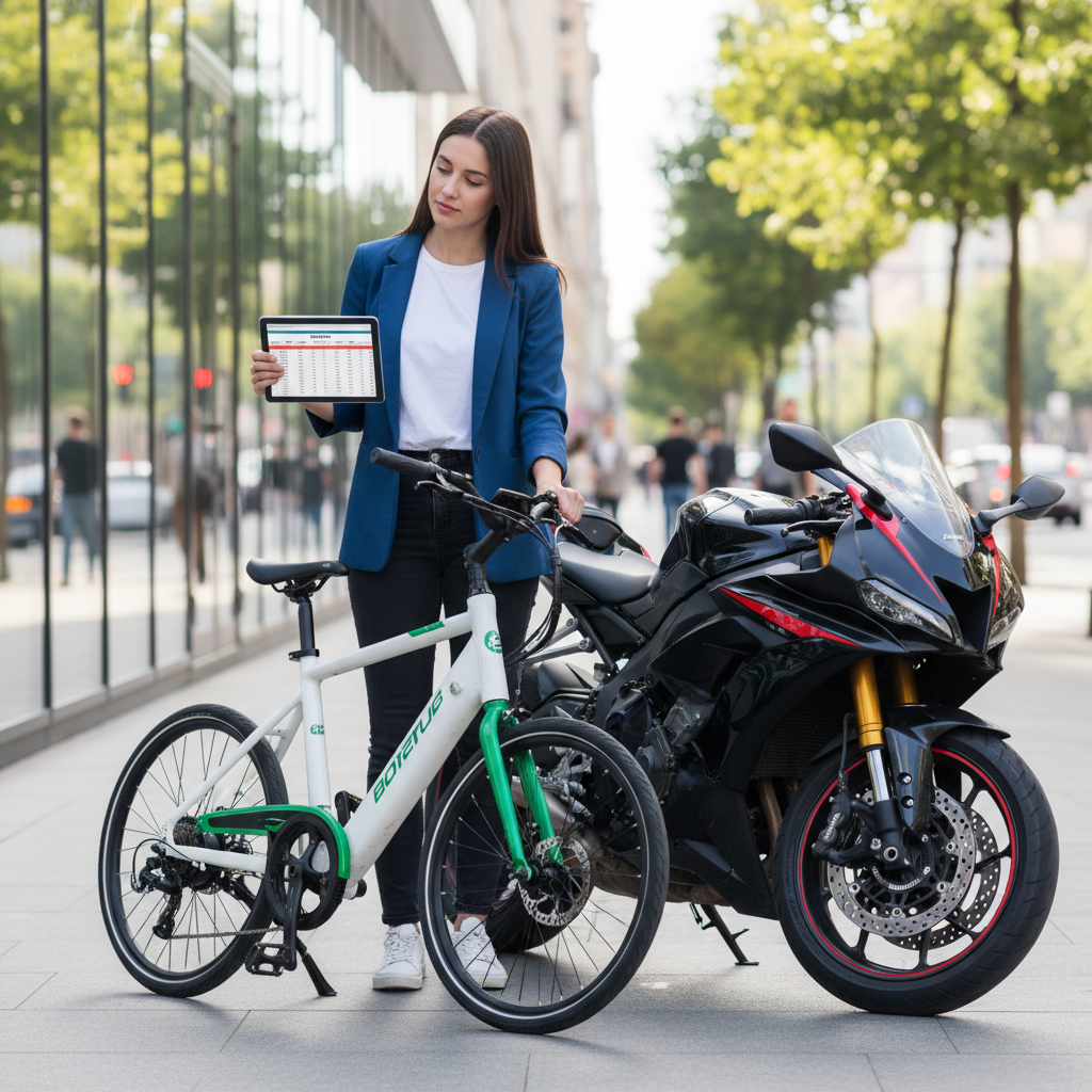 E-Bike vs มอเตอร์ไซค์: เทียบค่าใช้จ่าย 1 ปี ใครคุ้มกว่า?