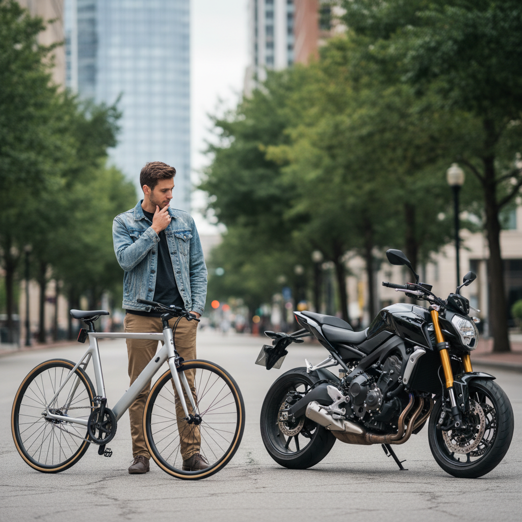 E-Bike vs มอเตอร์ไซค์: เทียบค่าใช้จ่าย 1 ปี ใครคุ้มกว่า?