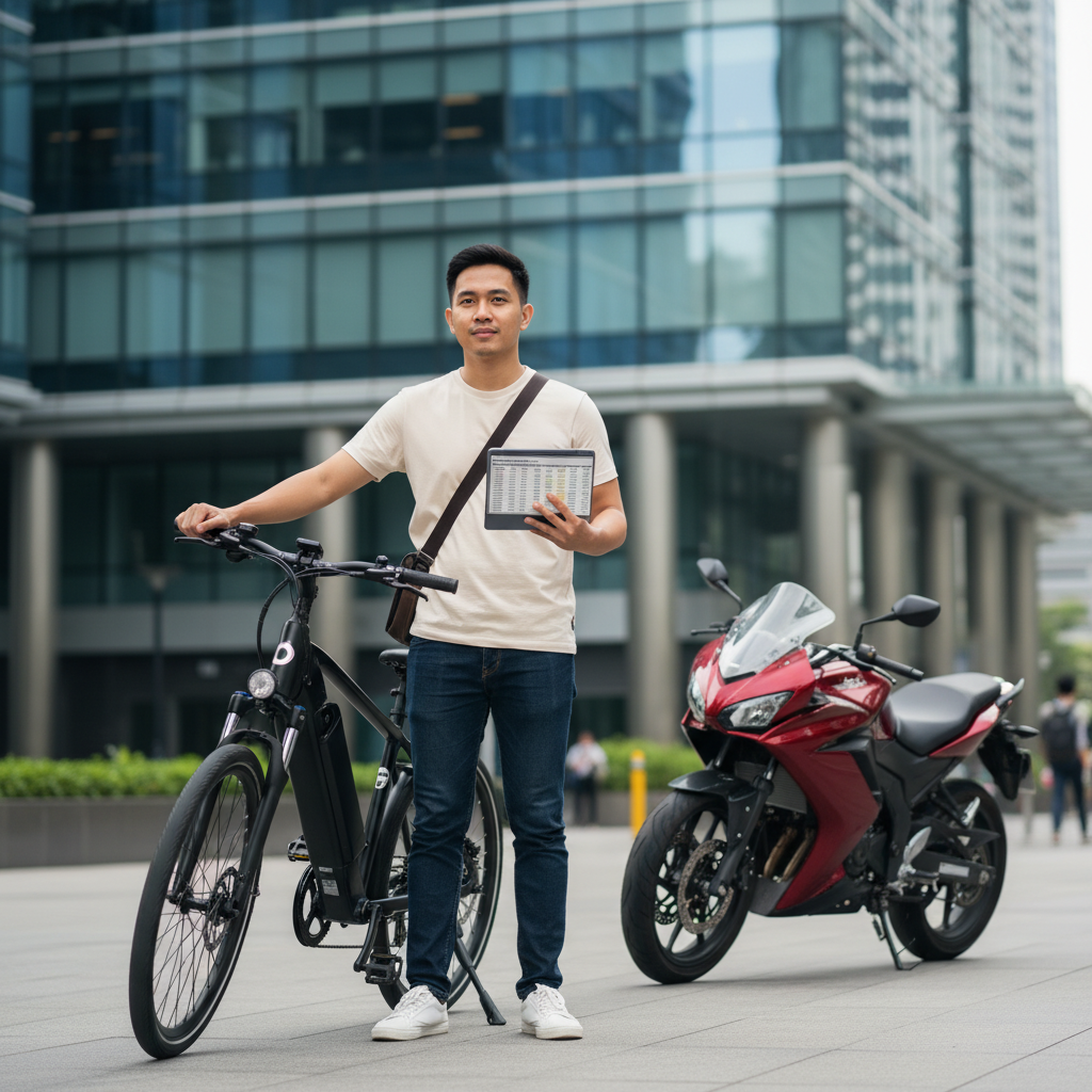 E-Bike คุ้มไหม? คำนวณจุดคุ้มทุนเทียบมอเตอร์ไซค์
