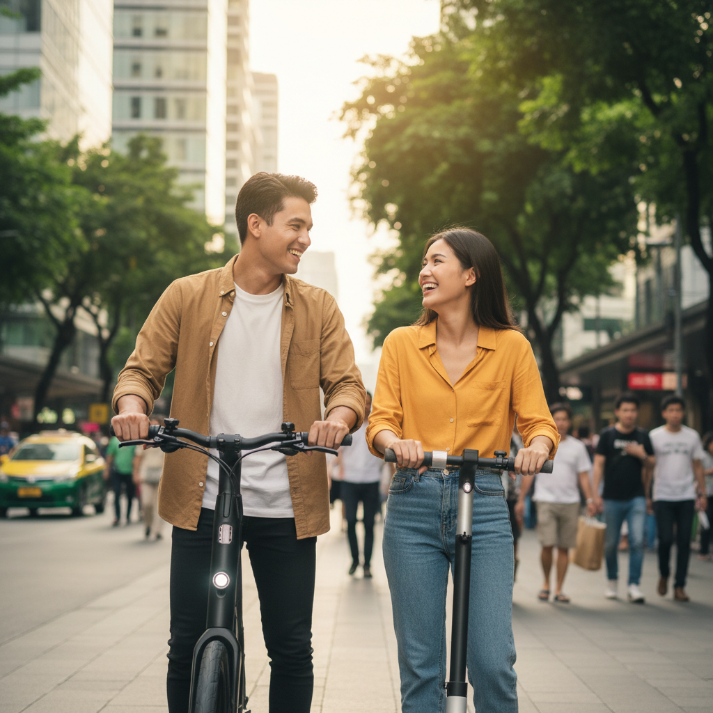 E-Bike vs สกู๊ตเตอร์ไฟฟ้า: คันไหนเหมาะกับคุณ?